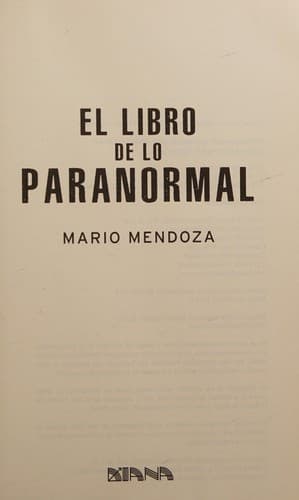 El libro de lo paranormal/ revelaciones 