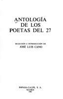 Antología de los poetas del 27