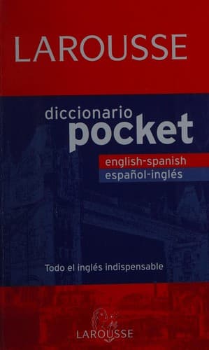 Diccionario Pocket English-Spanish, español-inglés