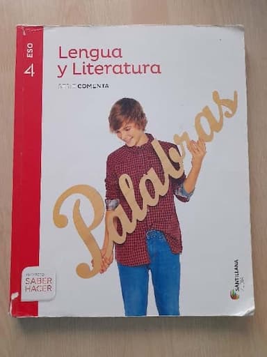 LENGUA Y LITERATURA SERIE COMENTA 4 ESO SABER HACER