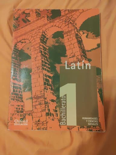 Latin 1 bachillerato 