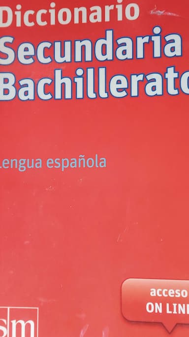 Diccionario Secundaria y Bachillerato