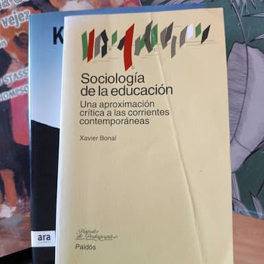 Sociologia de la educacion: una aproximacion critica a las corrientes contemporaneas