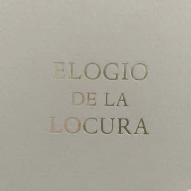 Elogio de la Locura