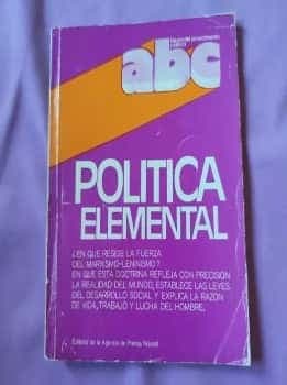 Bases Del Conocimiento Político. Política Elemental