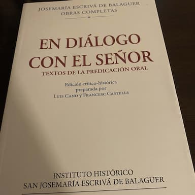 En dialogo con El Señor