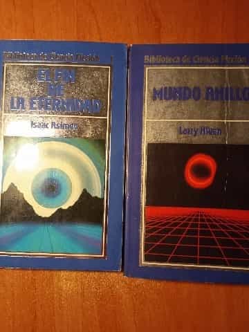 el fin de la eternidad +mundo anillo ,lote 2 libros