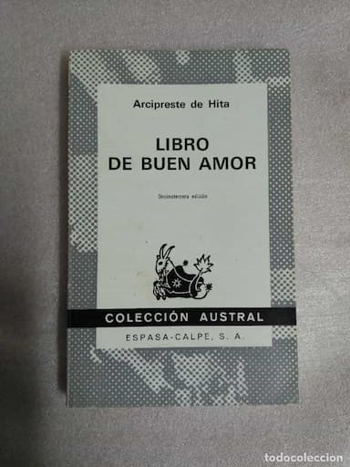 EL LIBRO DEL BUEN AMOR, ARCIPRESTE DE HITA. COLECCIÓN AUSTRAL Nº 98 ESPASA CALPE