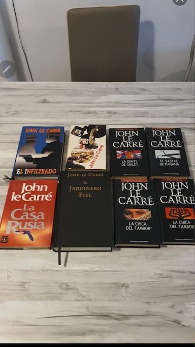 Lote colección 8 libros John le Carré 