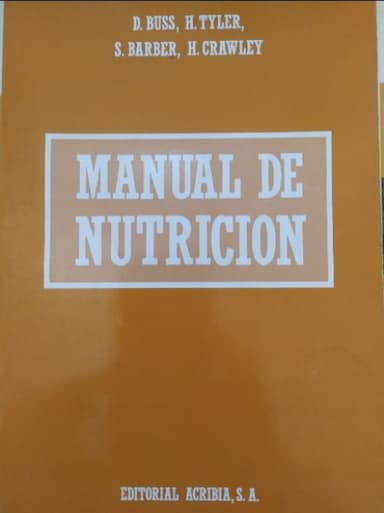 Manual nutrición 