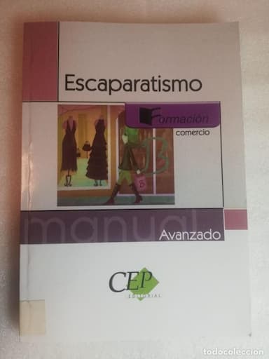 ESCAPARATISMO - MANUAL AVANZADO, FORMACIÓN COMERCIO