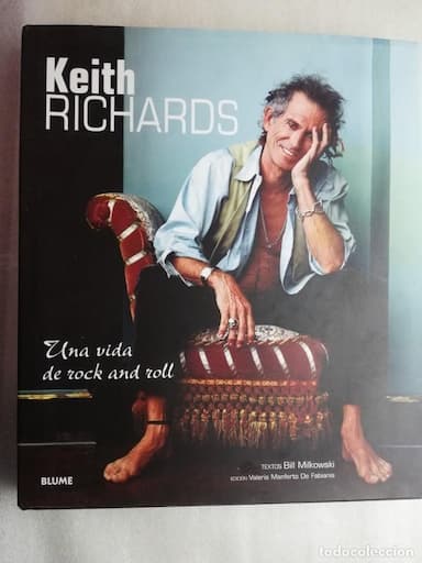 KEITH RICHARDS. UNA VIDA DE ROCK AND ROLL. ED. BLUME.TAPAS DURAS