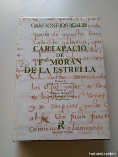 CARTAPACIO DE FRANCISCO MORAN DE LA ESTRELLA - DIFRANCO, JUAN BAUTISTA A. / JOSE J. LABRADOR HERRAIZ