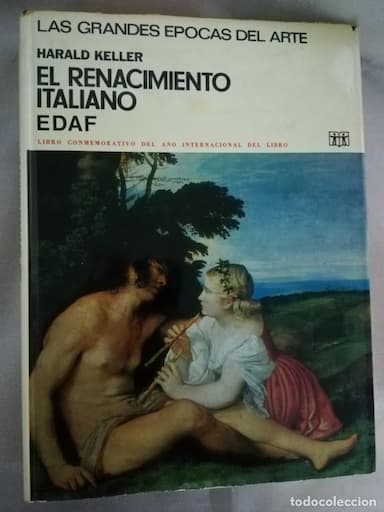 EL RENACIMIENTO ITALIANO.LAS GRANDES ÉPOCAS DEL ARTE.HERALD KELLER REPRODUC.432 COLOR Y B/N.