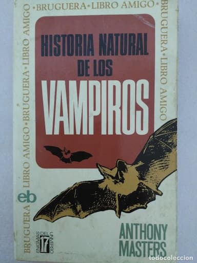 HISTORIA NATURAL DE LOS VAMPIROS, DE ANTHONY MASTERS