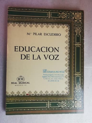 EDUCACION DE LA VOZ M.ª PILAR ESCUDERO