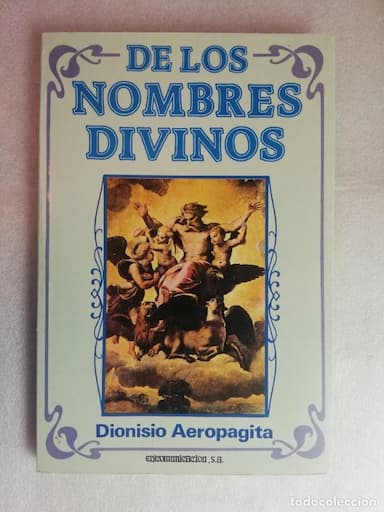 DE LOS NOMBRES DIVINOS,DIONISIO AEROPAGITA,