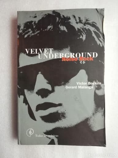 VELVET UNDERGROUND, NOISE ROCK. VÍCTOR BOCKRIS. GERARD MALANGA