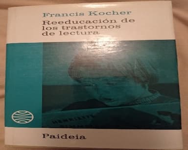 Reeducación de los trastornos de lectura