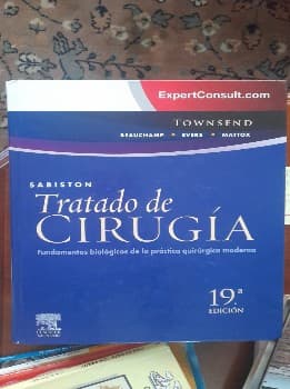 Sabiston. Tratado de cirugía : fundamentos biológicos de la práctica quirúrgica moderna - 19. ed.